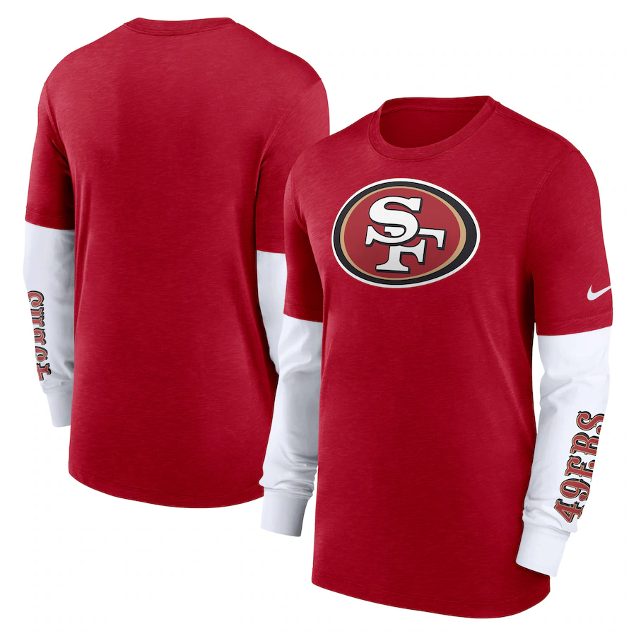 2023 Men NFL San Francisco 49ers Nike Long Tshirt